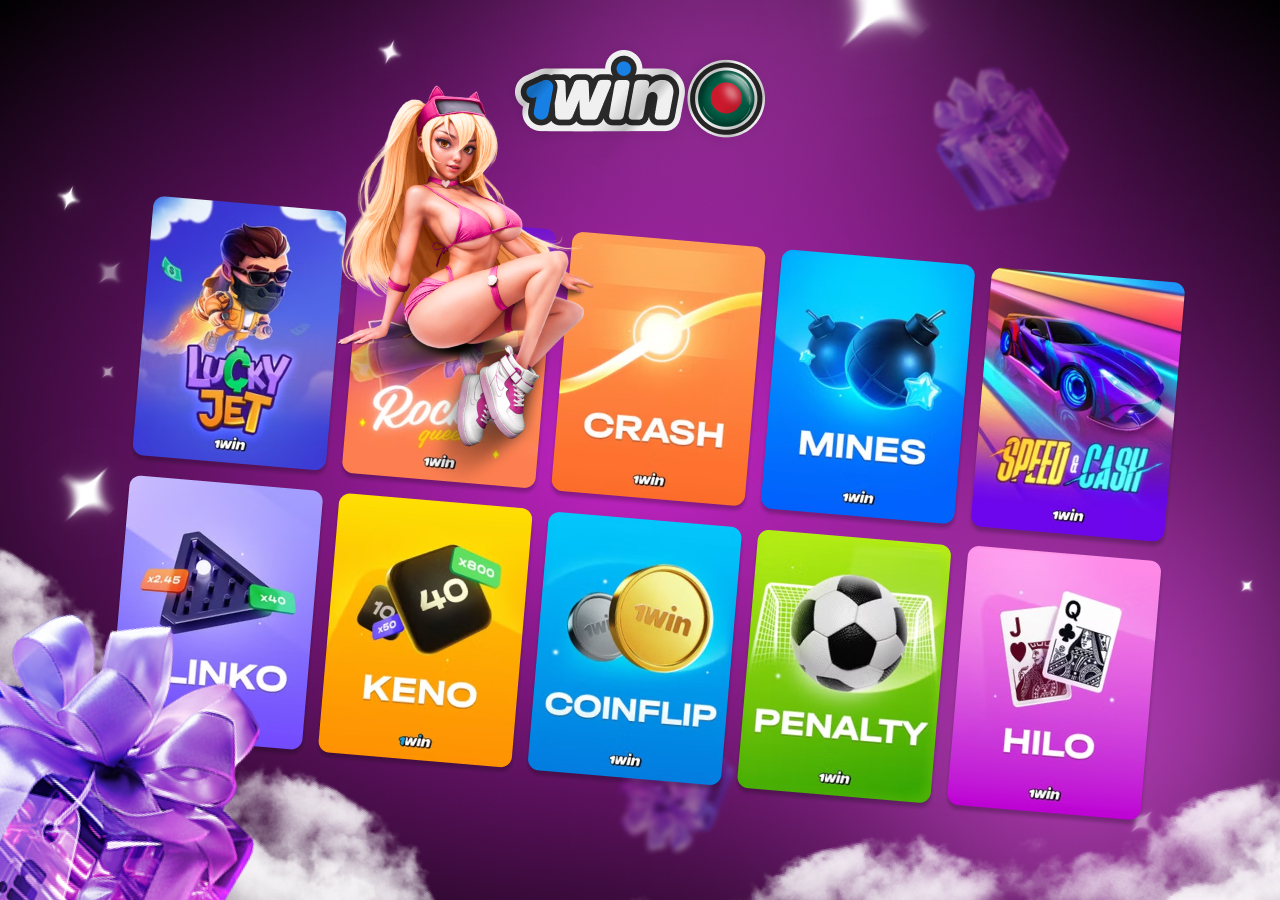 Slots and table games at 1win Bangladesh
